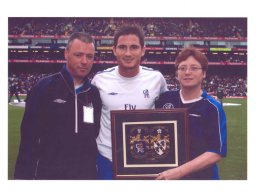 Trish with Frank Lampard